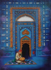 S. A. Noory, 24 x 18 Inch, Acrylic on Canvas, AC-SAN-262 S. A. Noory, 24 x 18 Inch, Acrylic on Canvas, AC-SAN-262